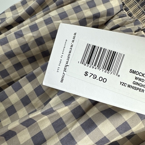 WeWoreWhat Smocked gingham Midi Dress NWT Size Small - Picture 6 of 7